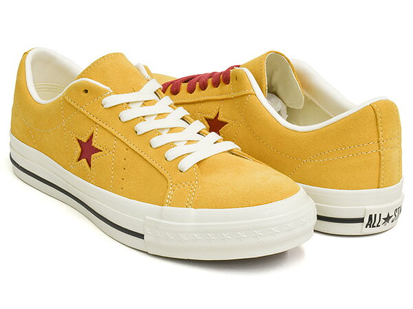 CONVERSE ONE STAR AGED SUEDEGOLD / RED