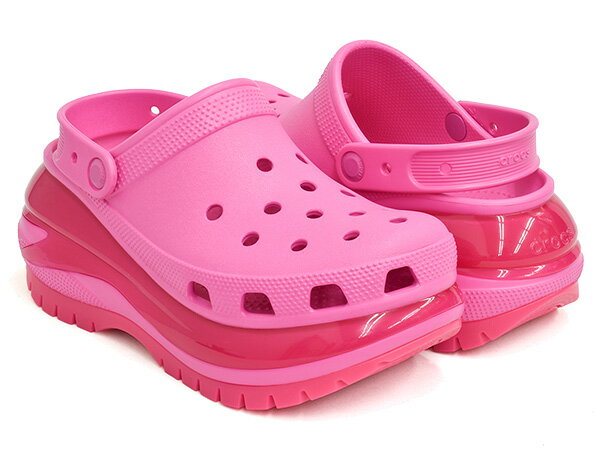 crocs CLASSIC MEGA CRUSH CLOG【クロックス クラシック メガ クラッシュ クロッグ】【厚底 サンダル ウィメンズ レディース メンズ ユニセックス 女性 男性 限定】JUICE