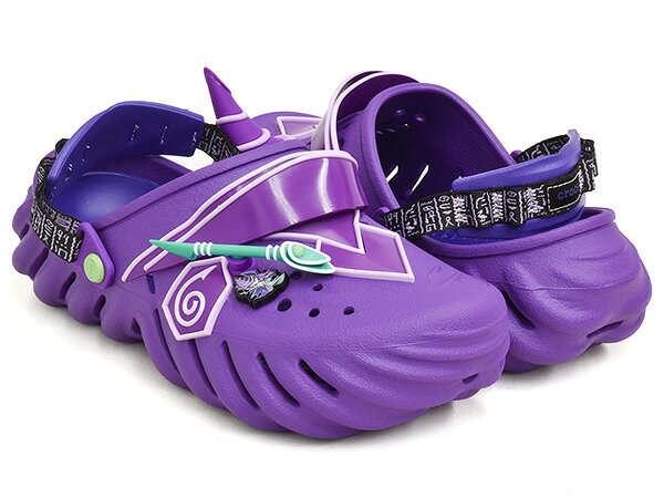 crocs YUGIOH DARK MAGICIAN ECHO CLOG【クロックス エコー クロッグ】【遊☆戯☆王 YU-GI-OH! ブラック・マジシャン】【サンダル メンズ ウィメンズ レディース ユニセックス 限定】MULTI