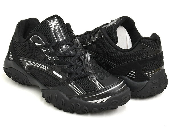 Rakuten - 【6/11 1:59まで★楽天スーパーSALE】FILA ECHAPPE MS V2【フィラ エシャッペ エムエス ヴィーツー】【アウトドア トレイル シューズ ロープロファイル 薄底】【メンズ レディース ユニセックス ブラック シルバー】BLACK / METALLIC SILVER