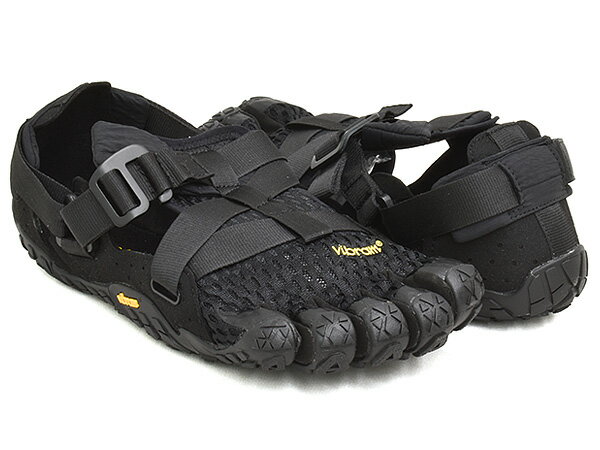 Rakuten - Vibram FiveFingers BREEZANDAL【ビブラム ファイブフィンガーズ ブリーザンダル】【5本指 シューズ ベアフット 裸足 素足 感覚 トレイル 水辺 ブラック】BLACK