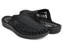 KEEN UNEEK II SLIDE【キーン ユニーク ツー スライド】【オープン エア スニーカー サンダル】BLACK / BLACK