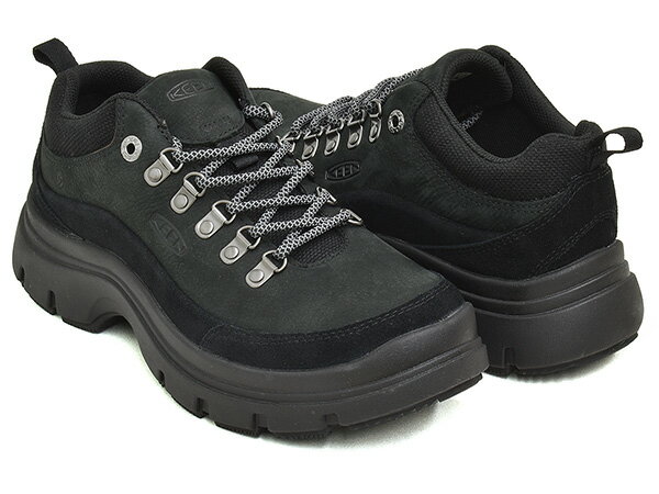 Rakuten - KEEN WOMEN KOSA OXFORD【キーン ウィメンズ コーサ オックスフォード】【シューズ スニーカー アウトドア ハイキング スポーツ フェス キャンプ レディース ブラック】BLACK / BLACK