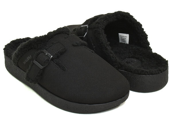 MALIBU SANDALS FLORES MULE【マリブ サンダルズ フローリーズ ミュール】【サンダル クロッグ シェルパ ボア カリフォルニア】BLACK / BLACK