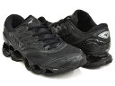 【7/12 9:59まで★Fashion THE SALE】MIZUNO WAVE PROPHECY LS【ミズノ ウエーブ プロフェシー ライフスタイル 8】【ランニング シューズ メンズ 紳士 男性 トリプル ブラック】BLACK / BLACK / BLACK