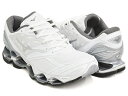 MIZUNO WAVE PROPHECY LS【ミズノ ウエーブ プロフェシー ライフスタイル】【ランニング シューズ メンズ 紳士 男性 ホワイト シルバー】WHITE / SILVER