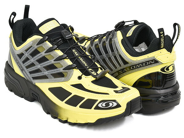 Rakuten - 【6/11 1:59まで★楽天スーパーSALE】MM6 Maison Margiela x SALOMON ACS PRO【エムエム6 メゾン マルジェラ サロモン エーシーエス プロ】【トレイル シューズ スニーカー メンズ レディース ブラック イエロー】BLACK / BLAZING YELLOW / FTW SILVER