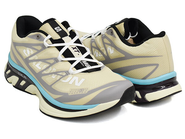 Rakuten - MM6 Maison Margiela x SALOMON XT-MM6【エムエム6 メゾン マルジェラ サロモン エックスティー・シックス】【ハイキング トレイル シューズ スニーカー サンダル メンズ レディース ライトグレー ホワイト ブラック】ASPARAGUS GREEN / GULL / BLUE CURACAO