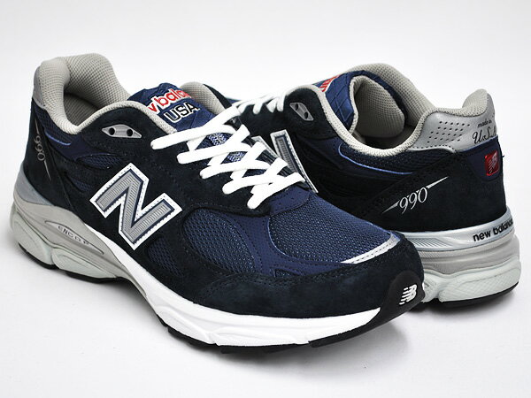 【楽天市場】NEW BALANCE M990 NV3【ニューバランス M990 Dワイズ】NAVY (WIDTH:D)：GETTRY