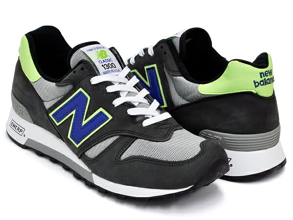 NEW BALANCE M1300 BKGREY / BLUE (WIDTH:D)