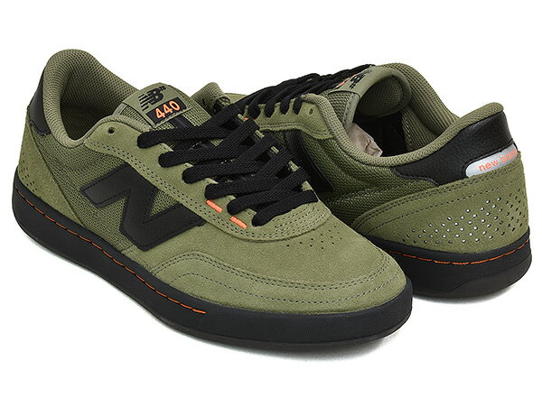 樂天商城 - NEW BALANCE NUMERIC NM440 NL2【ニューバランス ヌメリック 440 V2】【スケートボード スケート シューズ スケシュー NB オリーブ ブラック】OLIVE / BLACK
