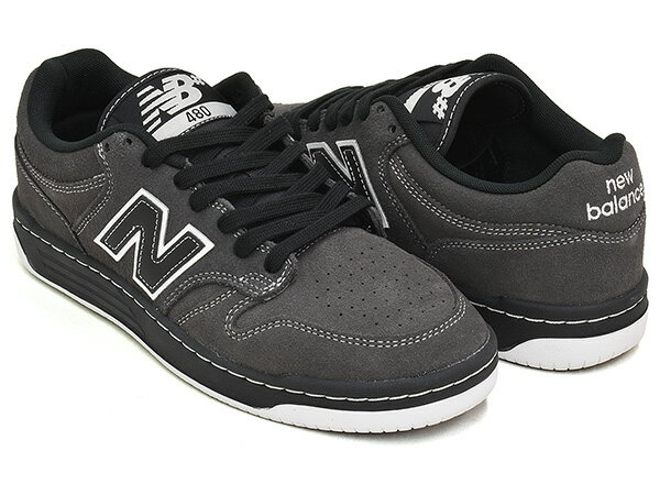 NEW BALANCE NUMERIC NM480 CSS【ニューバランス ヌメリック 480 480L P480 プライド PRIDE】【スケートボード スケート シューズ スケシュー NB ダークグレー ブラック】BLACK / WHITE