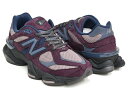 NEW BALANCE U9060 RFC【ニューバランス 90/60 9060 ナインティシックスティ】【レトロ ランニング Dワイズ ブラック】PLUM BROWN / ICE WINE / DARK ARCTIC GREY (WIDTH:D)