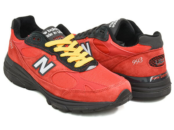 Rakuten - NEW BALANCE U993 5CX【ニューバランス 993】【ボルチモア ワシントンDC パック】【メイド イン USA アメリカ レッド ブラック】TEAM RED / TRUE RED / BLACK CEMENT (WIDTH:D)