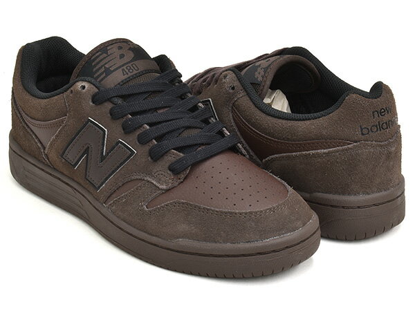 Rakuten - 【6/11 1:59まで★楽天スーパーSALE】NEW BALANCE NUMERIC UN480 CHC【ニューバランス ヌメリック 480 480L P480 プライド PRIDE】【スケートボード スケート シューズ スケシュー NB ブラウン チョコレート】BROWN / BROWN