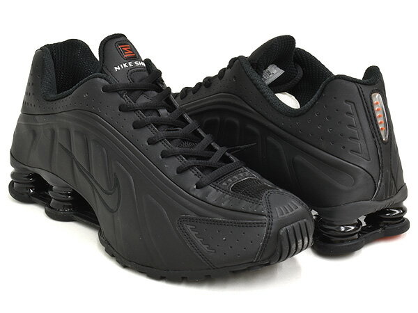 Rakuten - 【6/11 1:59まで★楽天スーパーSALE】NIKE SHOX R4【ナイキ ショックス アールフォー】【ランニング スニーカー シューズ ブラック】BLACK / BLACK - BLACK - MAX ORANGE