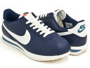 【5/12 23:59まで★76時間限定セール】NIKE CORTEZ【ナイキ コルテッツ】【2 レザー ネイビー ホワイト】MIDNIGHT NAVY/SAIL-NOISE AQUA sptm