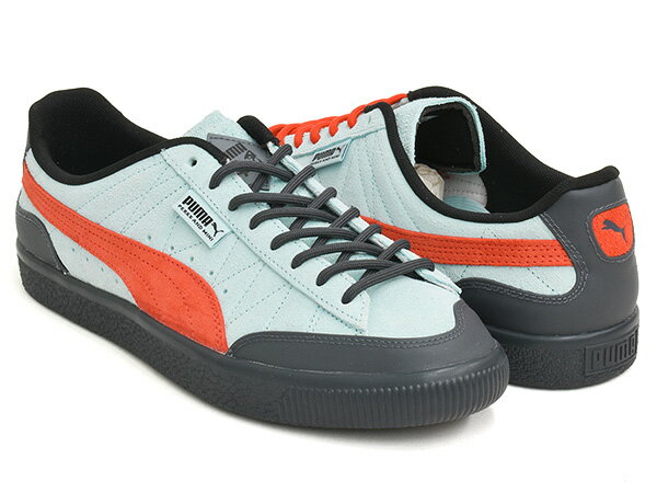 PUMA CLYDE RUBBER PAM【プーマ クライド ラバー パム】【P.A.M. PERKS AND MINI】【スウェード スエード カジュアル スニーカー シューズ 限定】LIGHT AQUA - WARM EARTH