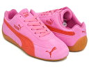 PUMA SPEEDCAT OG【プーマ スピードキャット オージー オリジナル】【レーシング ドライビング シューズ ロープロファイル レースコア ピンク レ...