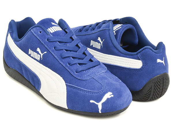 Rakuten - 【6/11 1:59まで★楽天スーパーSALE】PUMA SPEEDCAT OG【プーマ スピードキャット オージー オリジナル】【レーシング ドライビング シューズ ロープロファイル レースコア メンズ ウィメンズ レディース ブルー ネイビー】BLUE JEWEL - PUMA BLACK