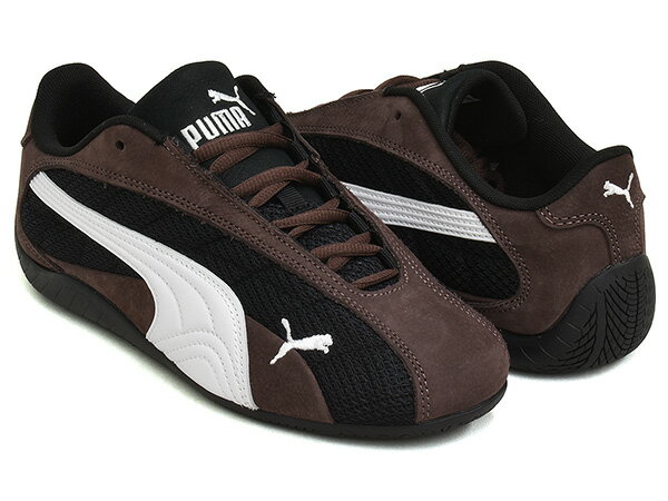 【3/11 1:59まで★楽天スーパーSALE】PUMA SPEEDCAT PLUS【プーマ スピードキャット プラス】【レーシング ドライビング シューズ ロープロファイル レースコア メンズ ウィメンズ レディース ブラウン】CHOCOLATE BROWN - PUMA BLACK