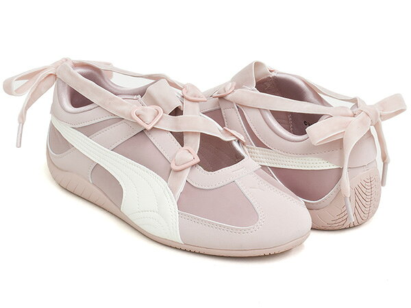 PUMA SPEEDCAT GO POWERPUFF GIRLS【プーマ スピードキャット ゴー パワーパフガールズ ウィメンズ】【レーシング ドライビング シューズ ロープロファイル フラット レースコア バレエコア レディース ピンク ホワイト】MAUVE MIST - WARM WHITE