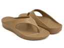 TELIC FLIP FLOP【テリック フリップフロップ】【リカバリー サンダル トング ビーチ アフタースポーツ 厚底 キャメル ベージュ】CAMEL