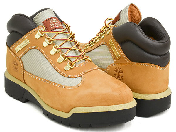 Timberland FIELD BOOT WP''MACARONI & CHEESE''【ティンバーランド フィールド ブーツ ウォータープルーフ WATERPROOF】【防水 カジュアル シューズ メンズ 男性 紳士 ウィート イエロー ヌバック マカロニ&チーズ マッケンチーズ】WHEAT NUBUCKのサムネイル