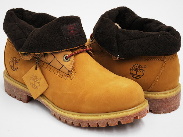 【楽天市場】Timberland ROLL TOP BOOT【ティンバーランド ロールトップ ブーツ】WHT / BLE W BROWN：GETTRY