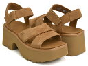 UGG W NEW HEIGHTS ANKLE STRAP【アグ ニュー ハイツ アンクル ストラップ】【厚底 サンダル スタイルアップ】【ウィメンズ レディース 女性 WOMEN チェスナット ブラウン】CHESTNUT(4)