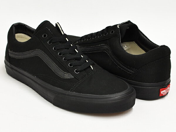 【6/11 1:59まで★楽天スーパーSALE限定価格】VANS OLD SKOOL【バンズ オールドスクール】BLACK / BLACK (CANVAS)