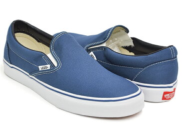 【楽天スーパーSALE限定価格 9/11 1:59まで】VANS CLASSIC SLIP-ON[バンズ クラシック スリッポン]NAVY ［sptm］