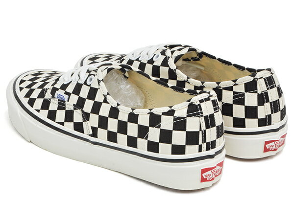 VANS AUTHENTIC 44 DX【バンズ オーセンティック デラックス】【アナハイム・ファクトリー チェッカーボード】(ANAHEIM FACTORY) BLK / CHCK