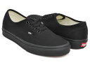 VANS AUTHENTIC【バンズ オーセンティック】BLACK / BLACK