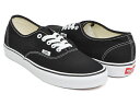 VANS AUTHENTIC【バンズ オーセンティック】BLACK [spvn]