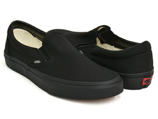 VANS CLASSIC SLIP-ON【バンズ クラシック スリッポン】BLACK / BLACK