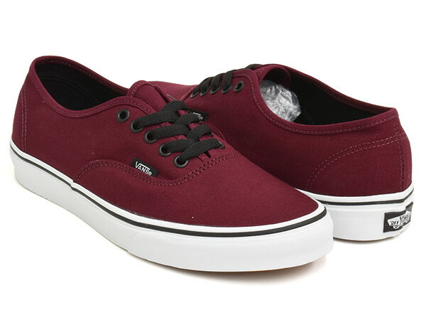 【楽天スーパーSALE限定価格 9/11 1:59まで】VANS AUTHENTIC[バンズ オーセンティック][ポート ロイヤル バーガンディ ブラック]PORT ROYALE / BLACK