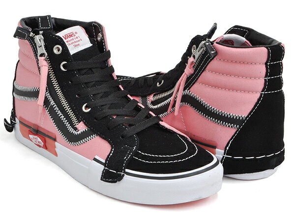 VANS SK8-HI REISSUE CAP【バンズ スケートハイ リイシュー カット&ペースト】【CUT AND PASTE 切り取り 貼り付け】BLACK / PINK ICING
