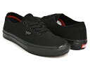 【4/30 23:59まで★77時間限定セール】VANS SKATE AUTHENTIC【バンズ スケート オーセンティック】【スケートボード SKATEBOARDING SB プロ PRO】BLACK / BLACK