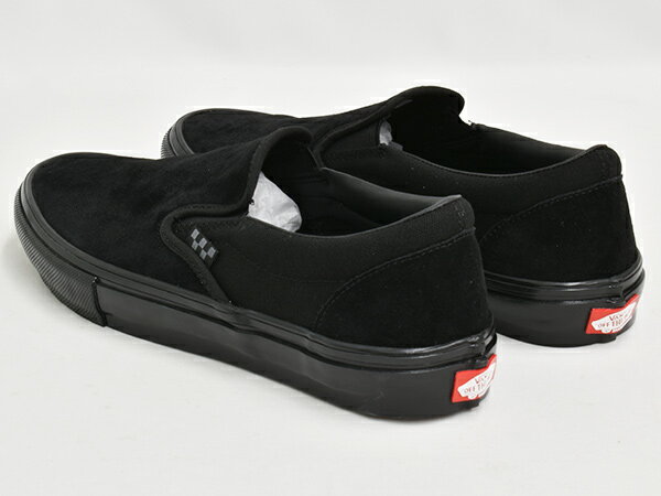 VANS SKATE SLIP-ON【バンズ スケート スリッポン】【スケートボード SKATEBOARDING SB プロ PRO】BLACK / BLACK