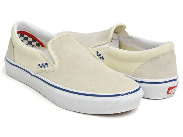 VANS SKATE SLIP-ON【バンズ スケート スリッポン】【スケートボード SKATEBOARDING SB プロ PRO】OFF WHITE