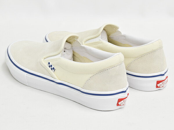 VANS SKATE SLIP-ON【バンズ スケート スリッポン】【スケートボード SKATEBOARDING SB プロ PRO】OFF WHITE