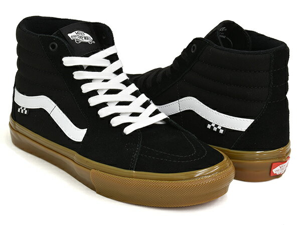 VANS SKATE SK8-HI【バンズ スケート スケートハイ】【スケートボード SKATEBOARDING SB プロ PRO】BLACK / GUM