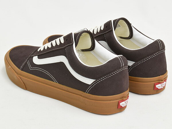 VANS OLD SKOOL【バンズ オールドスクール】【ヴィンテージ ガム ソール ブラウン チョコレート 茶】VINTAGE GUM CHOCOLATE