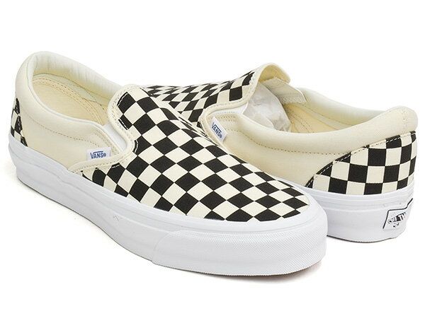 VANS PREMIUM SLIP-ON REISSUE 98LX CHECKERBOARD BLACK / OFF WHITE