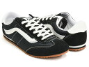 【7/12 9:59まで★Fashion THE SALE】VANS SUPER LOWPRO【バンズ スーパー ロープロ】【セリオ SERIO ロープロファイル 薄底 スウェード ナイロン ブラック】BLACK