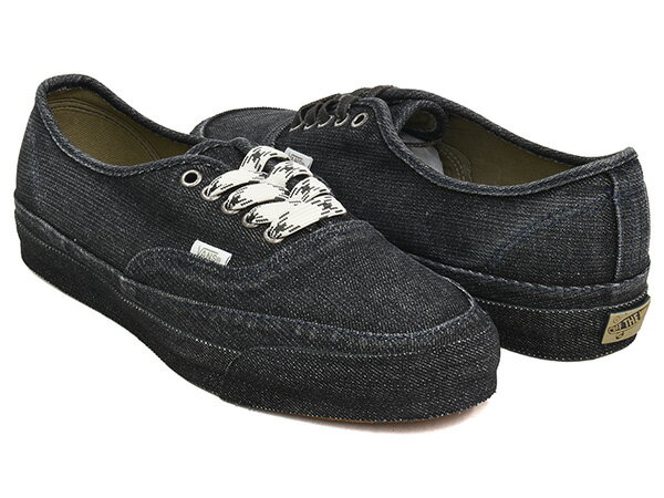 Rakuten - 【6/11 1:59まで★楽天スーパーSALE】VANS PREMIUM LX AUTHENTIC 44【バンズ プレミアム エルエックス オーセンティック ラックス】【ボルト VAULT オーティーダブリュー OTW デニム ブラック】DENIM BLACK