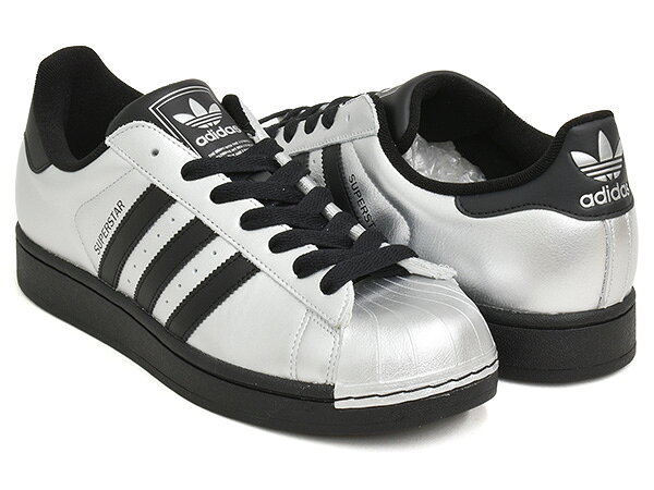 【現価格での販売は4/12 23/59まで】adidas SUPERSTAR II W【アディダス スーパースター 2 ウィメンズ】【バスケットボール シューズ カジュアル スニーカー レディース メンズ シルバー ブラック】SILVMT / CBLACK / CBLACK(4.0)