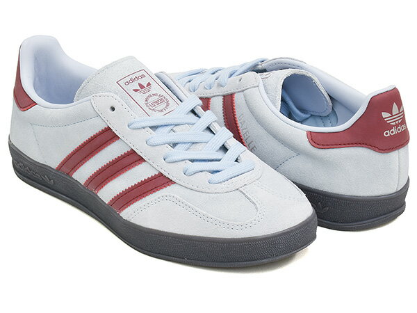 Rakuten - adidas GAZELLE INDOOR【アディダス ガッツレー インドア ガゼル】【テラス ファッション トレーニング トレーナー カジュアル メンズ ウィメンズ レディース ライトブルー マルーン】CLESKY / NOBMAR / CRSK