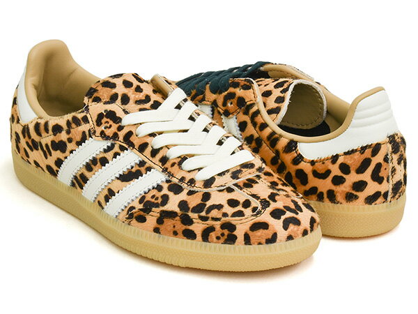 Rakuten - adidas SAMBA OG W【アディダス サンバ オージー ウィメンズ】【オリジナル テラス ファッション】【インドア トレーニング トレーナー カジュアル レディース メンズ アニマル ジャガー レパード ヒョウ】MAGBEI / IVORY / GUM